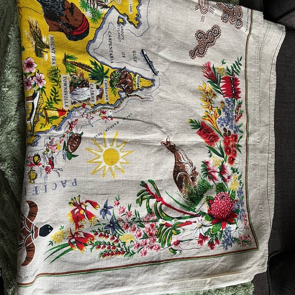 Colorful Australia Map tablecloths - Picture 4 of 8